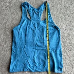 Champion Blue Sleeveless Fitted Tank Top